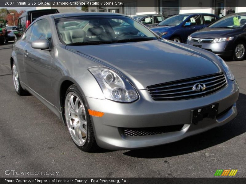 Diamond Graphite Metallic / Stone Gray 2007 Infiniti G 35 Coupe