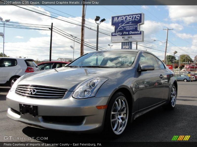 Diamond Graphite Metallic / Stone Gray 2007 Infiniti G 35 Coupe