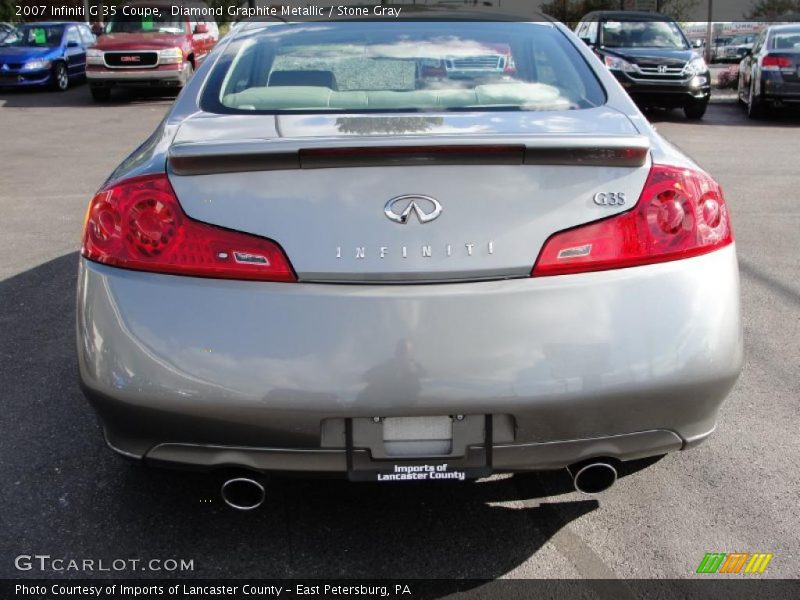 Diamond Graphite Metallic / Stone Gray 2007 Infiniti G 35 Coupe