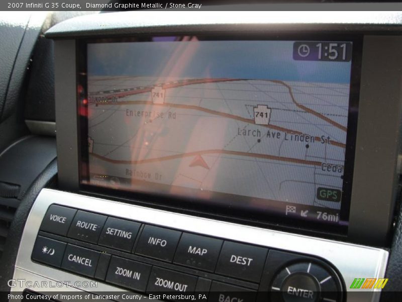 Diamond Graphite Metallic / Stone Gray 2007 Infiniti G 35 Coupe