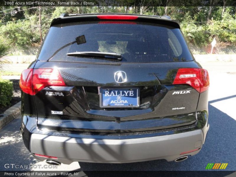 Formal Black / Ebony 2008 Acura MDX Technology
