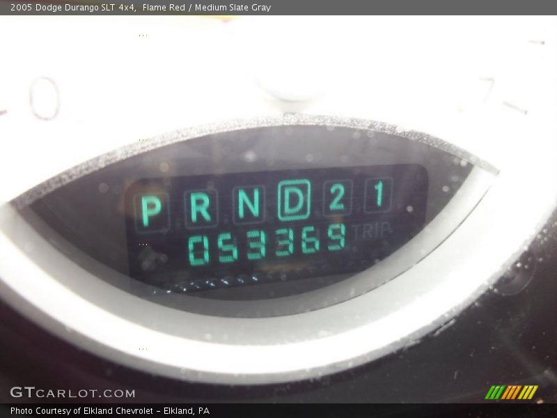 Flame Red / Medium Slate Gray 2005 Dodge Durango SLT 4x4