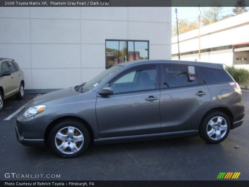 Phantom Gray Pearl / Dark Gray 2006 Toyota Matrix XR
