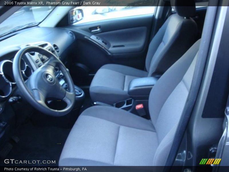 Phantom Gray Pearl / Dark Gray 2006 Toyota Matrix XR