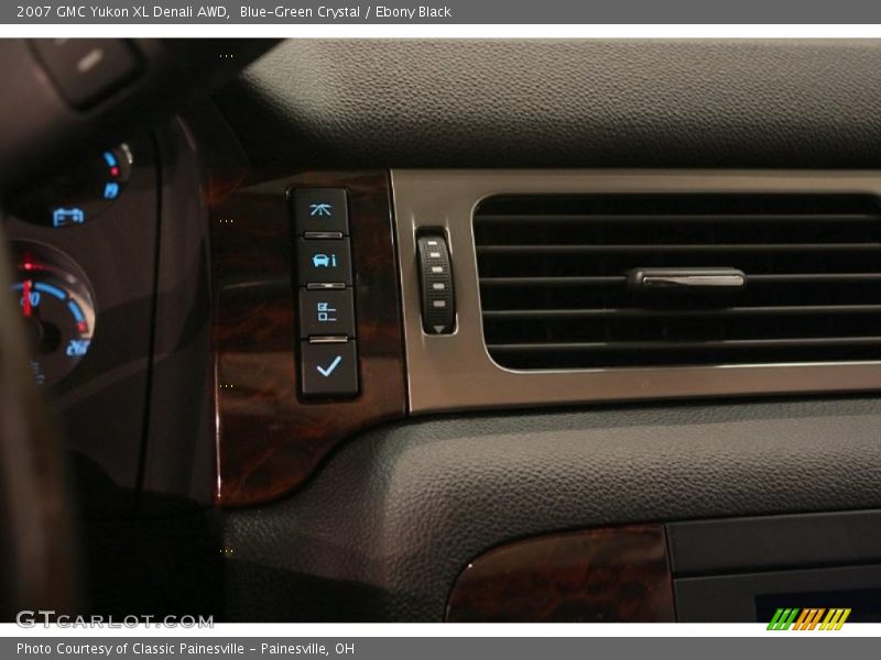 Blue-Green Crystal / Ebony Black 2007 GMC Yukon XL Denali AWD