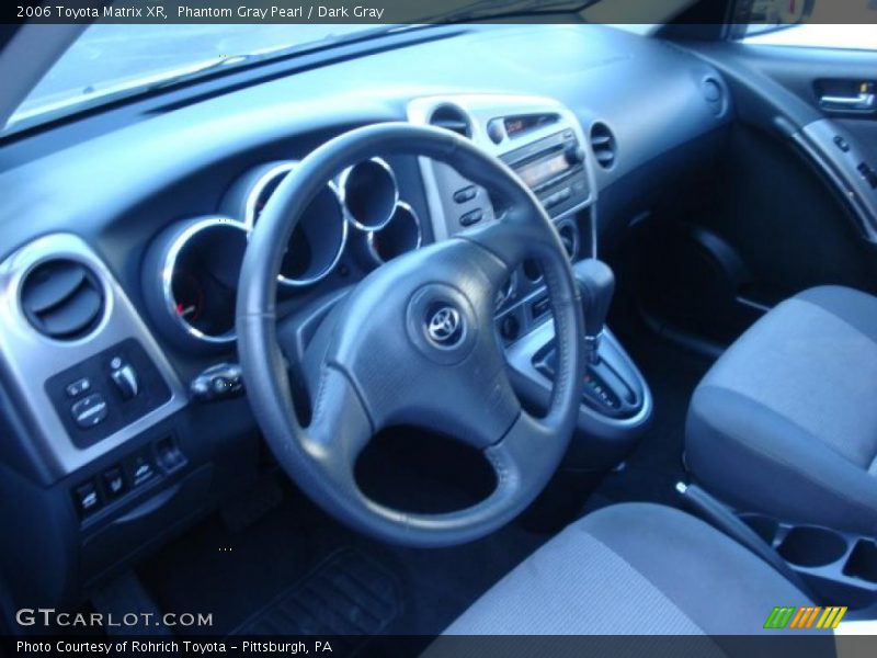 Phantom Gray Pearl / Dark Gray 2006 Toyota Matrix XR