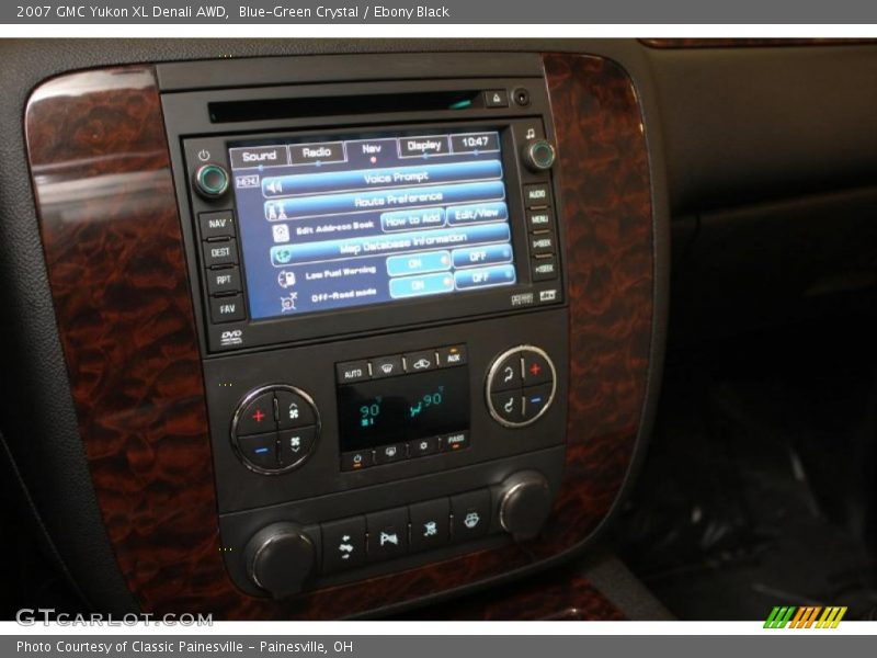 Blue-Green Crystal / Ebony Black 2007 GMC Yukon XL Denali AWD