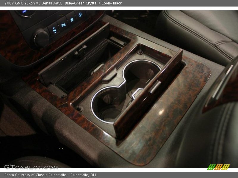 Blue-Green Crystal / Ebony Black 2007 GMC Yukon XL Denali AWD
