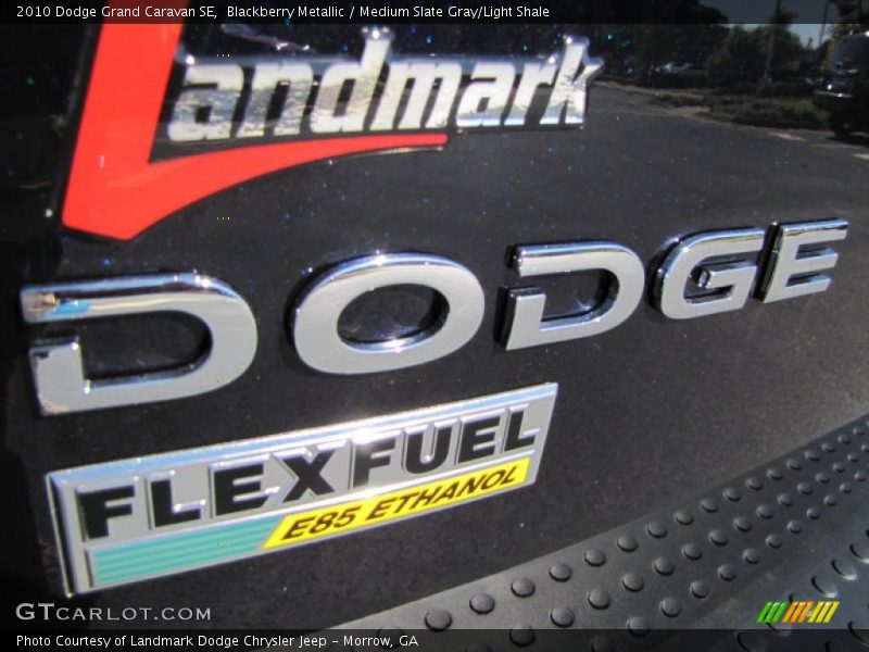 Blackberry Metallic / Medium Slate Gray/Light Shale 2010 Dodge Grand Caravan SE