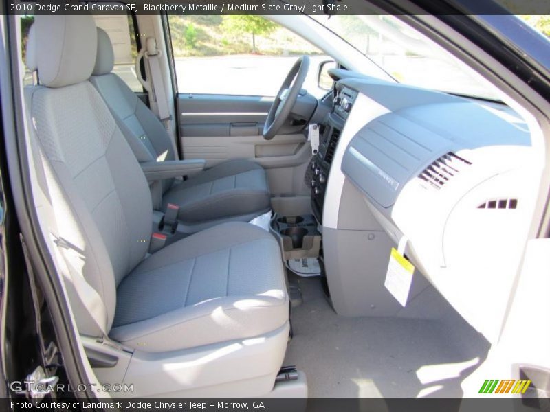 Blackberry Metallic / Medium Slate Gray/Light Shale 2010 Dodge Grand Caravan SE