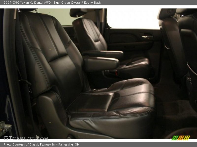 Blue-Green Crystal / Ebony Black 2007 GMC Yukon XL Denali AWD