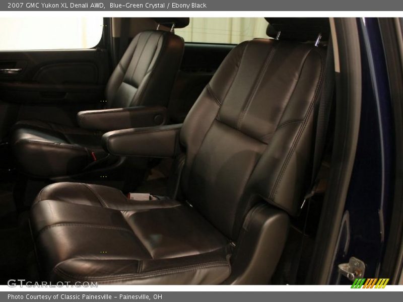 Blue-Green Crystal / Ebony Black 2007 GMC Yukon XL Denali AWD
