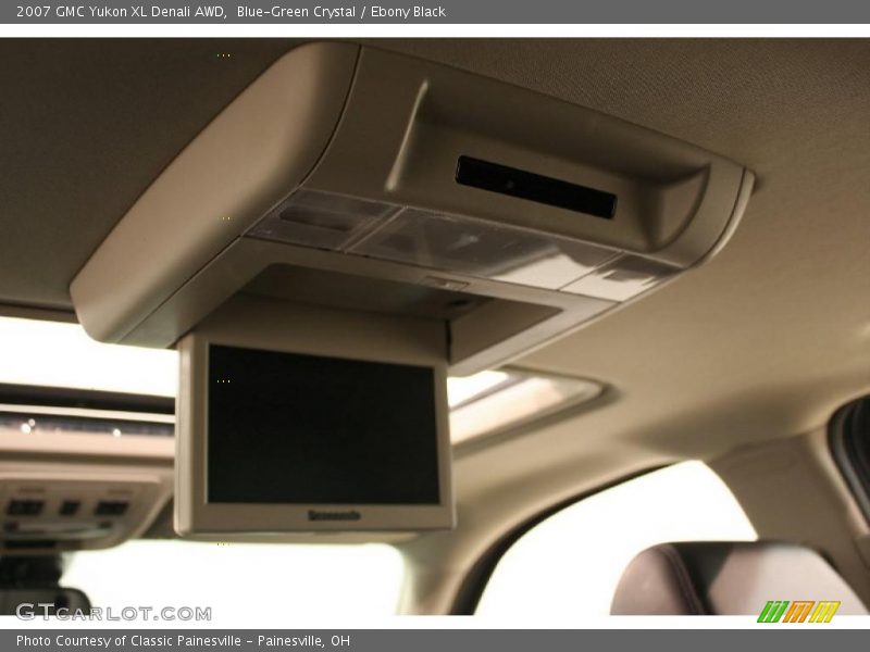 Blue-Green Crystal / Ebony Black 2007 GMC Yukon XL Denali AWD