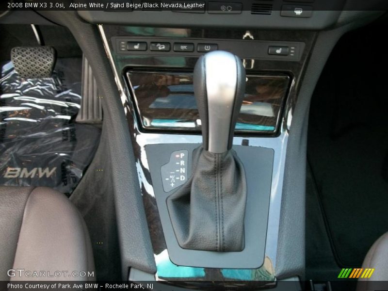 Alpine White / Sand Beige/Black Nevada Leather 2008 BMW X3 3.0si