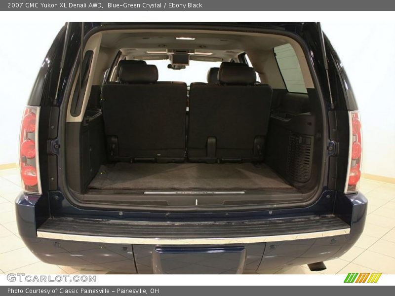 Blue-Green Crystal / Ebony Black 2007 GMC Yukon XL Denali AWD
