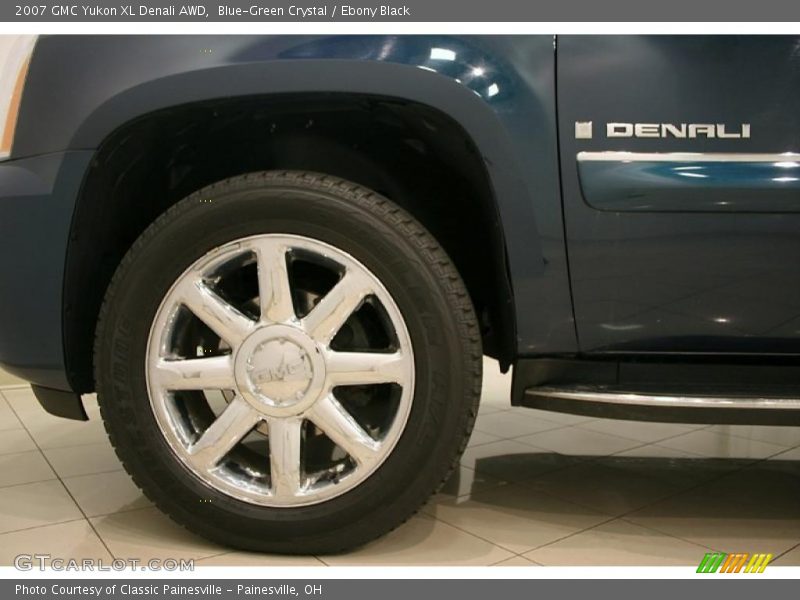 Blue-Green Crystal / Ebony Black 2007 GMC Yukon XL Denali AWD