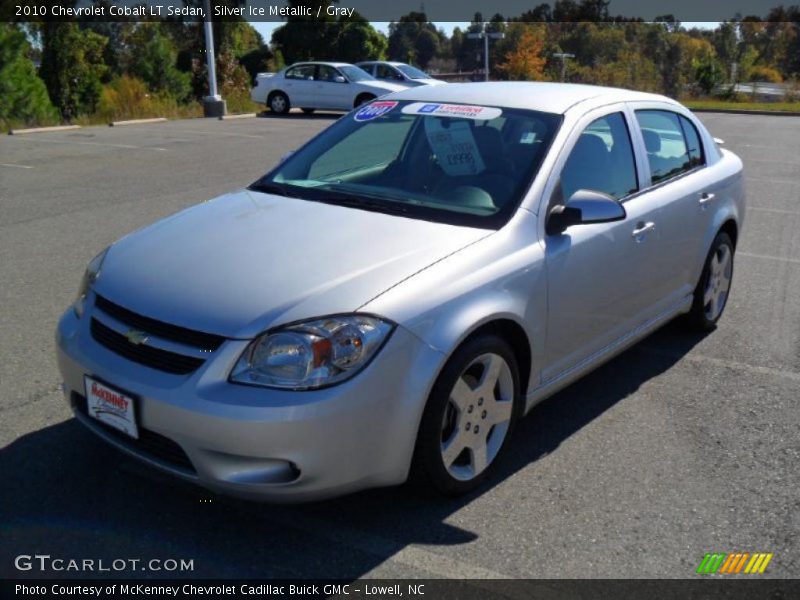 Silver Ice Metallic / Gray 2010 Chevrolet Cobalt LT Sedan