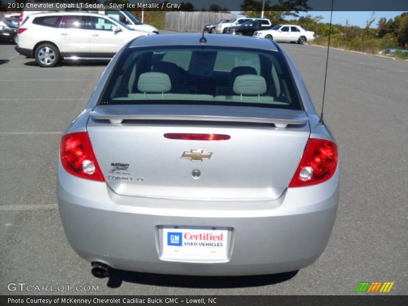 Silver Ice Metallic / Gray 2010 Chevrolet Cobalt LT Sedan