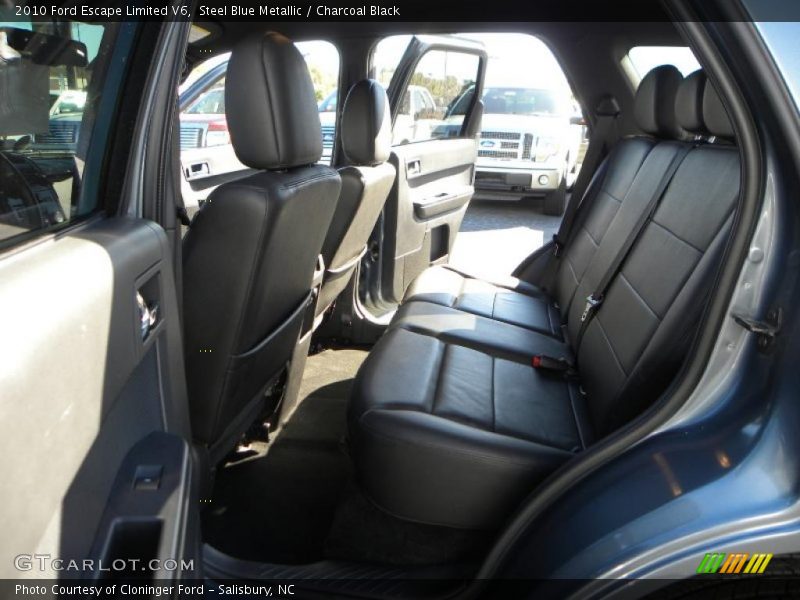 Steel Blue Metallic / Charcoal Black 2010 Ford Escape Limited V6