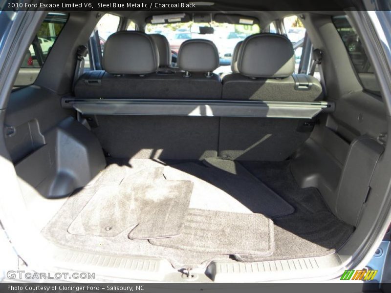 Steel Blue Metallic / Charcoal Black 2010 Ford Escape Limited V6