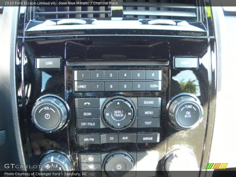 Steel Blue Metallic / Charcoal Black 2010 Ford Escape Limited V6