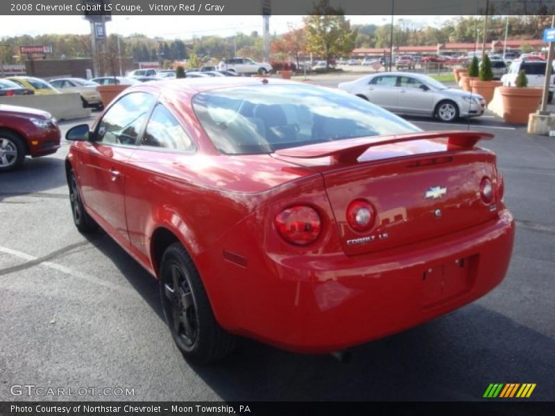 Victory Red / Gray 2008 Chevrolet Cobalt LS Coupe