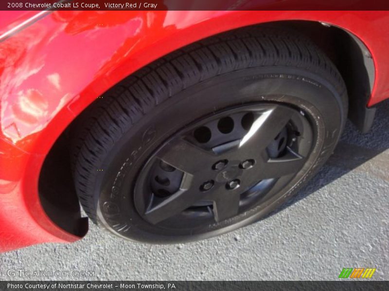 Victory Red / Gray 2008 Chevrolet Cobalt LS Coupe