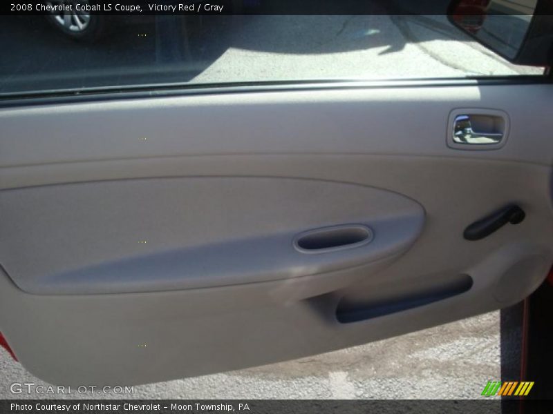 Victory Red / Gray 2008 Chevrolet Cobalt LS Coupe