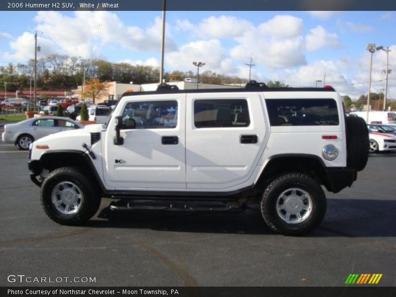 White / Wheat 2006 Hummer H2 SUV