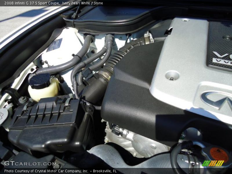  2008 G 37 S Sport Coupe Engine - 3.7 Liter DOHC 24-Valve VVT V6