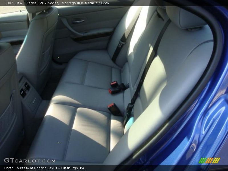 Montego Blue Metallic / Grey 2007 BMW 3 Series 328xi Sedan