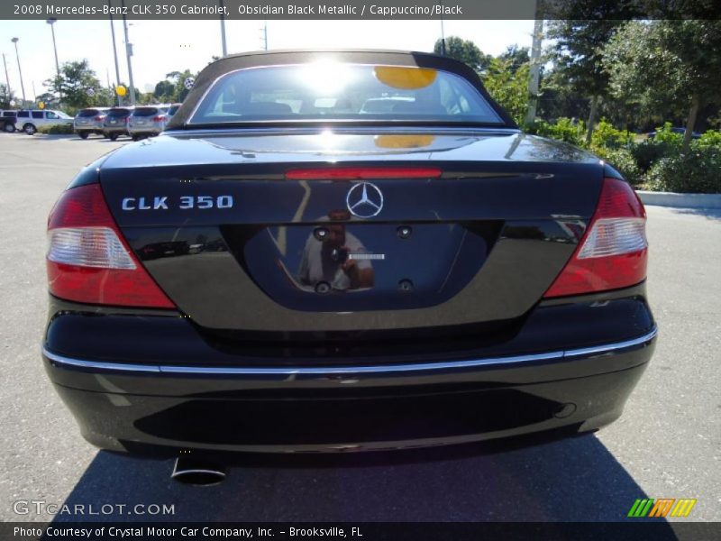 Obsidian Black Metallic / Cappuccino/Black 2008 Mercedes-Benz CLK 350 Cabriolet