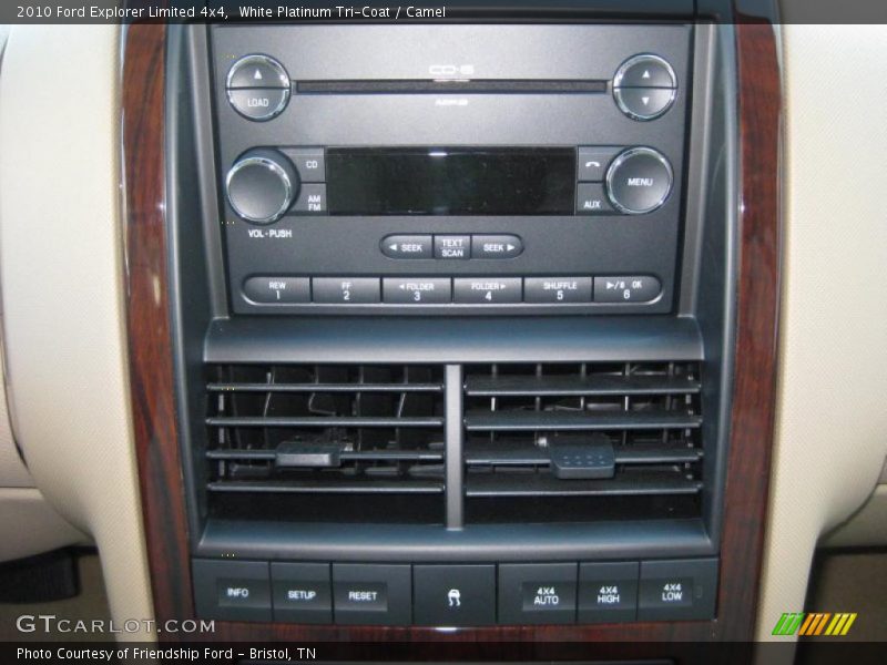 Controls of 2010 Explorer Limited 4x4