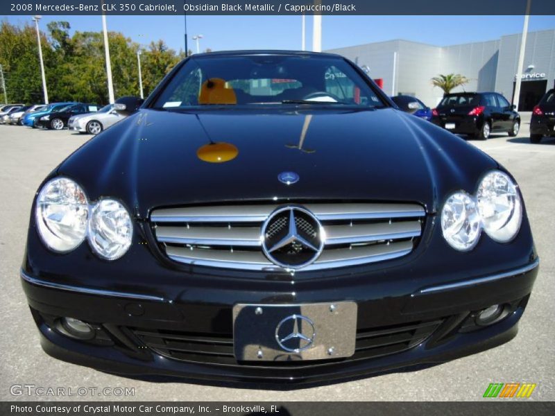 Obsidian Black Metallic / Cappuccino/Black 2008 Mercedes-Benz CLK 350 Cabriolet