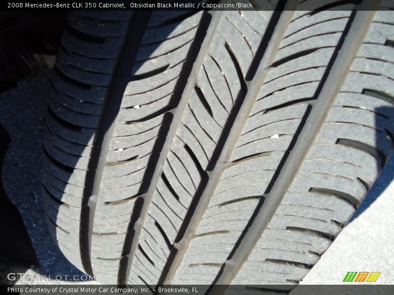 Obsidian Black Metallic / Cappuccino/Black 2008 Mercedes-Benz CLK 350 Cabriolet
