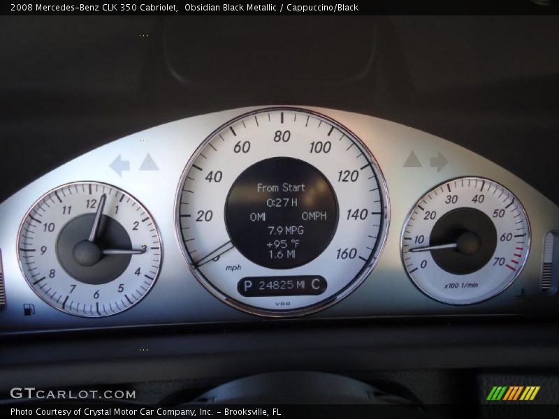  2008 CLK 350 Cabriolet 350 Cabriolet Gauges