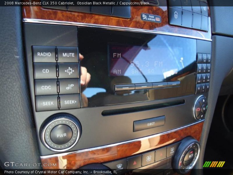 Controls of 2008 CLK 350 Cabriolet