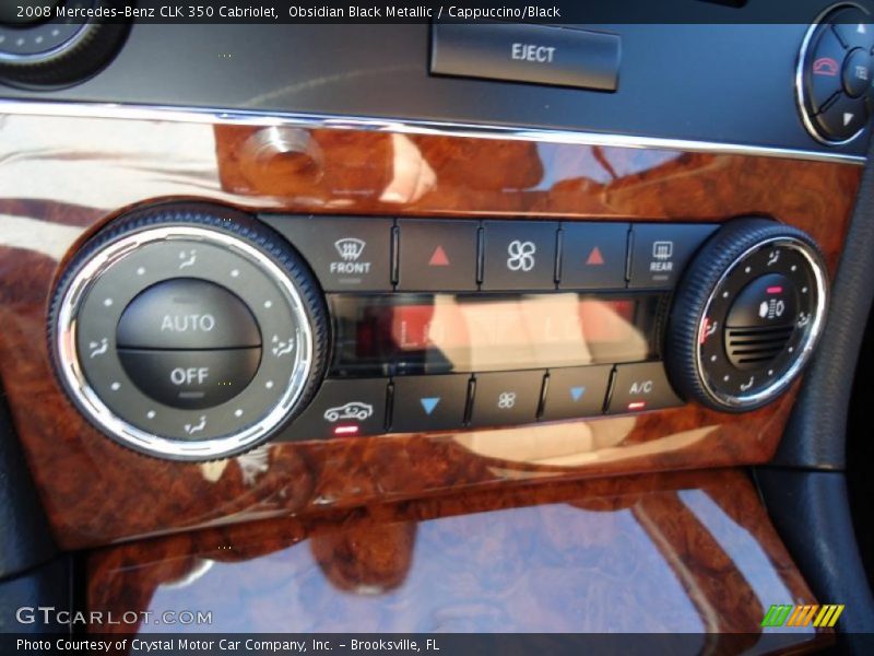 Controls of 2008 CLK 350 Cabriolet