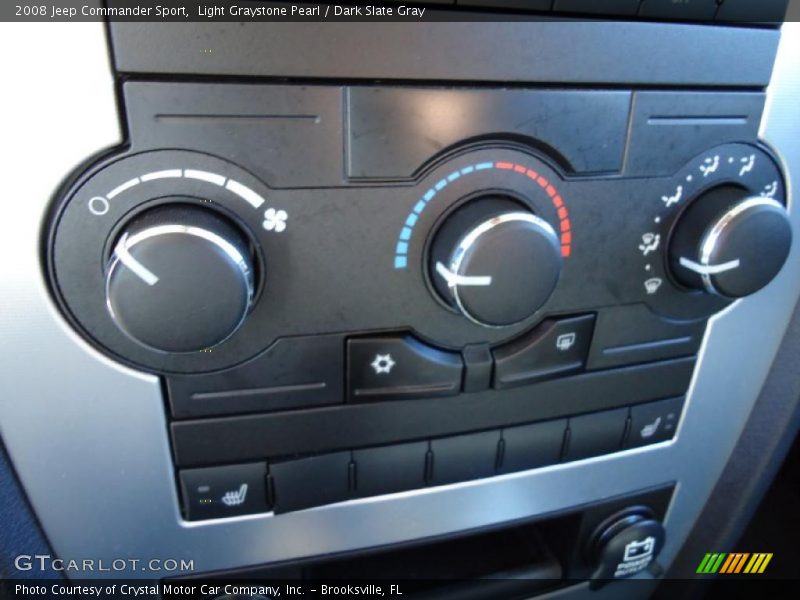 Controls of 2008 Commander Sport