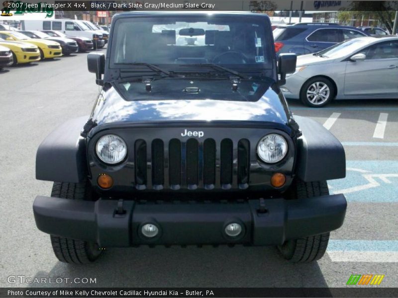 Black / Dark Slate Gray/Medium Slate Gray 2007 Jeep Wrangler X 4x4