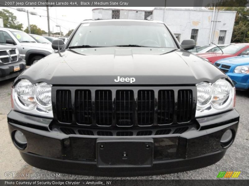 Black / Medium Slate Gray 2007 Jeep Grand Cherokee Laredo 4x4