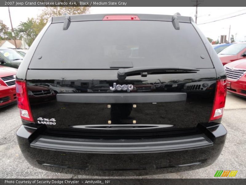Black / Medium Slate Gray 2007 Jeep Grand Cherokee Laredo 4x4