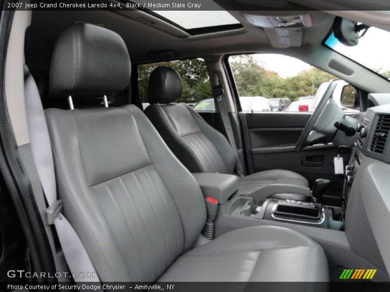 Black / Medium Slate Gray 2007 Jeep Grand Cherokee Laredo 4x4