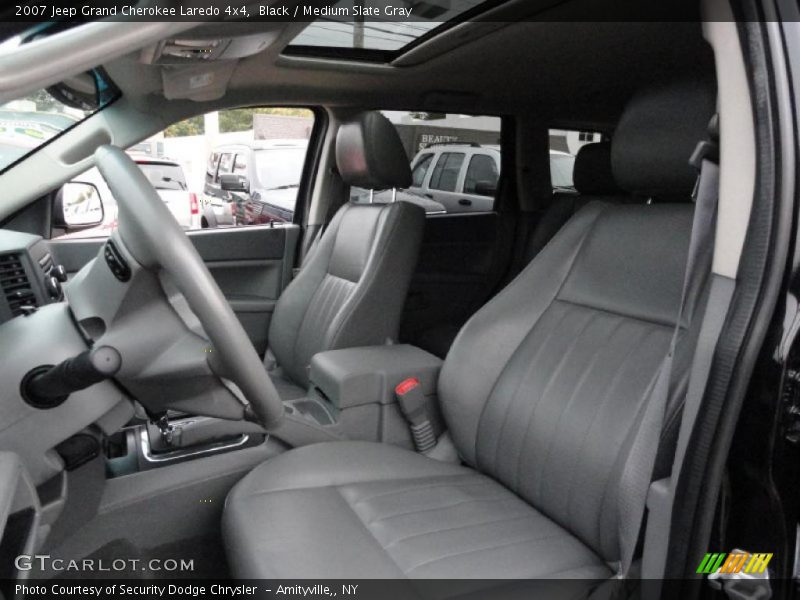 Black / Medium Slate Gray 2007 Jeep Grand Cherokee Laredo 4x4