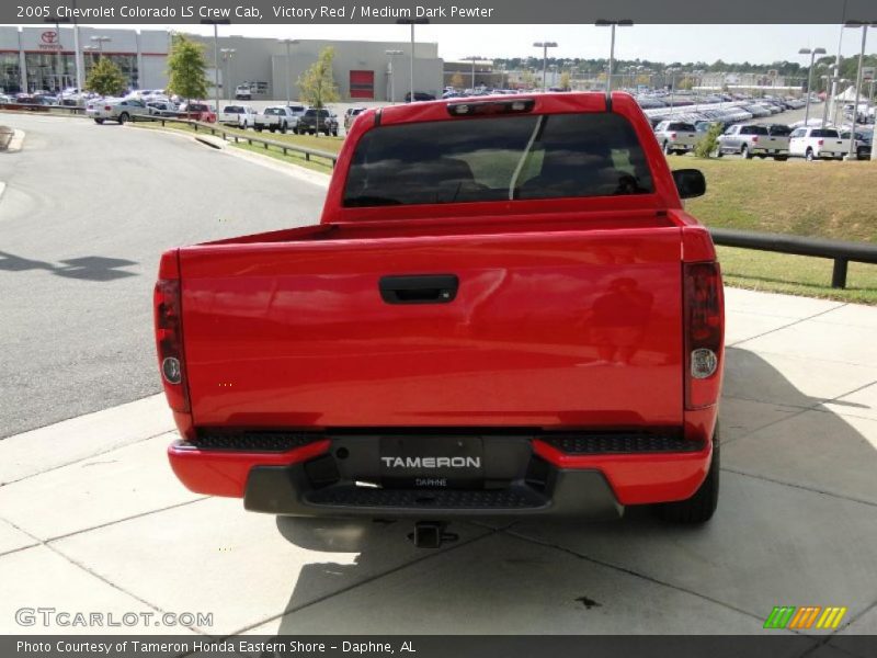 Victory Red / Medium Dark Pewter 2005 Chevrolet Colorado LS Crew Cab