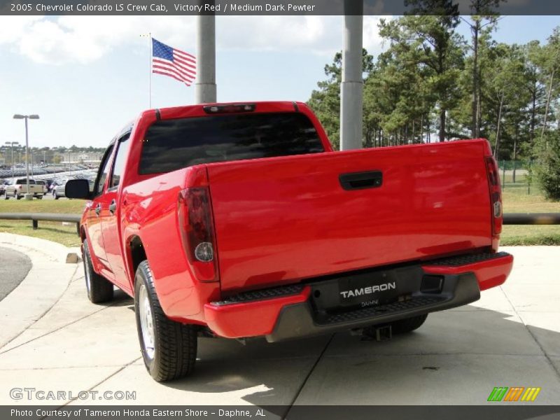 Victory Red / Medium Dark Pewter 2005 Chevrolet Colorado LS Crew Cab