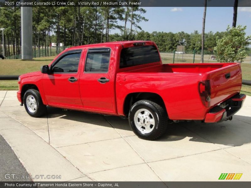 Victory Red / Medium Dark Pewter 2005 Chevrolet Colorado LS Crew Cab