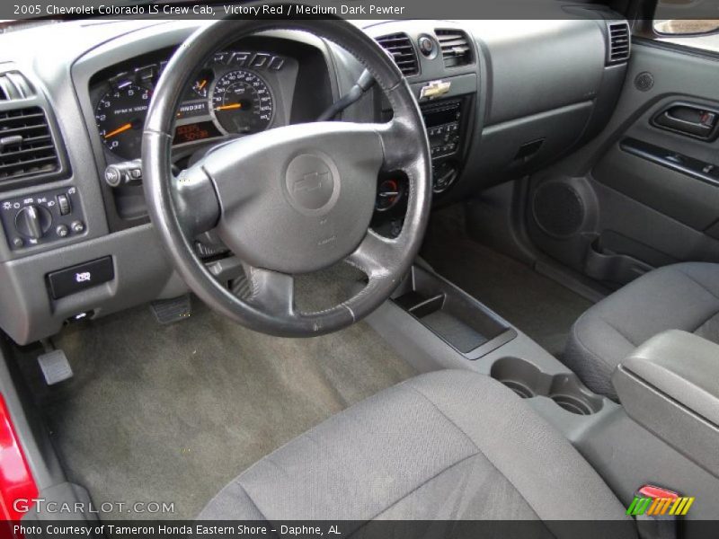 Medium Dark Pewter Interior - 2005 Colorado LS Crew Cab 