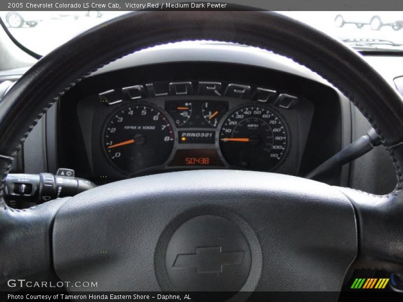 Victory Red / Medium Dark Pewter 2005 Chevrolet Colorado LS Crew Cab