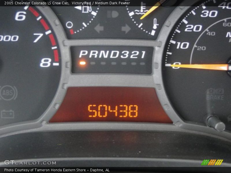 Victory Red / Medium Dark Pewter 2005 Chevrolet Colorado LS Crew Cab